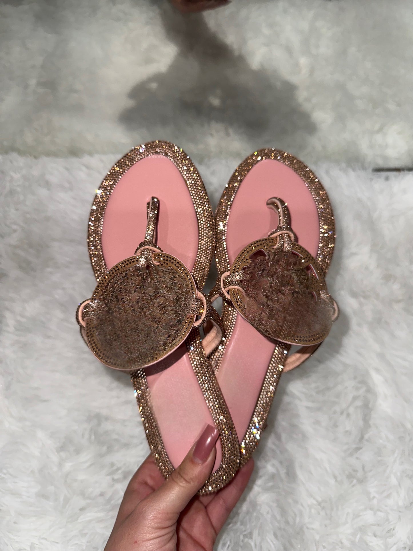 Bling sandals Pink