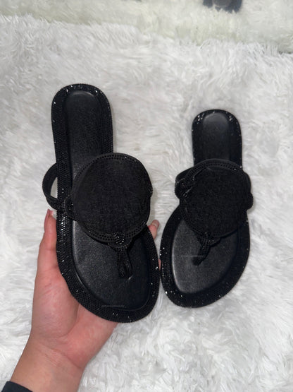 Bling tory sandals