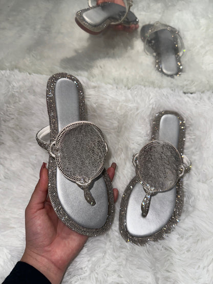 Bling tory sandals