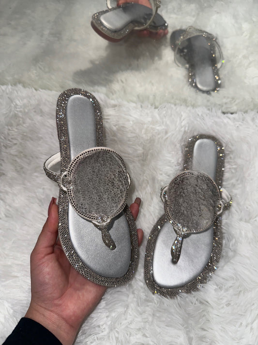 Bling Sandals Silver