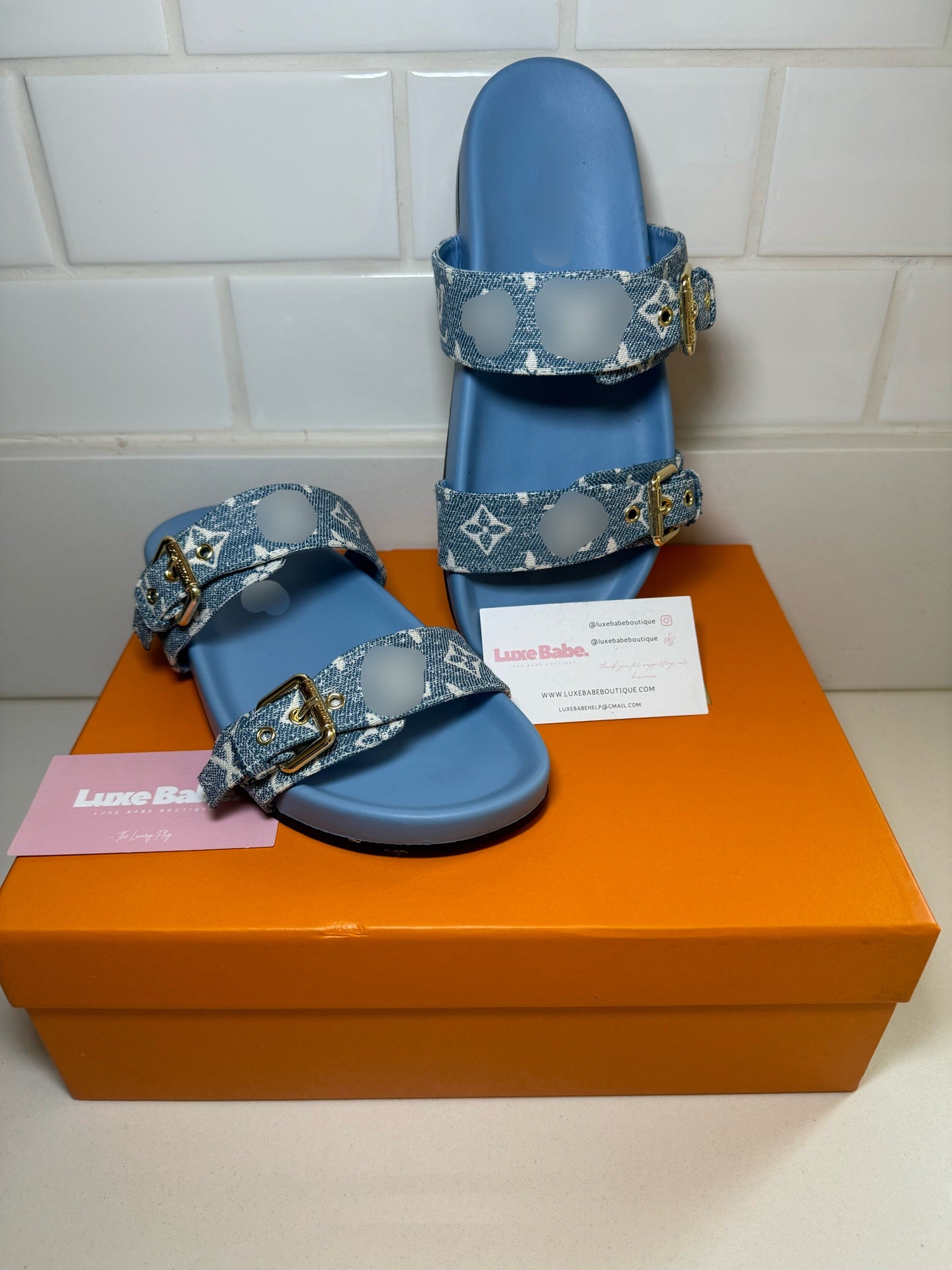 LV Sandals - Blue