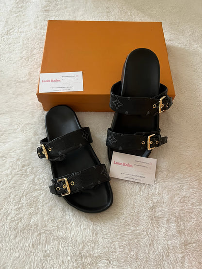 Lv Sandals - Black