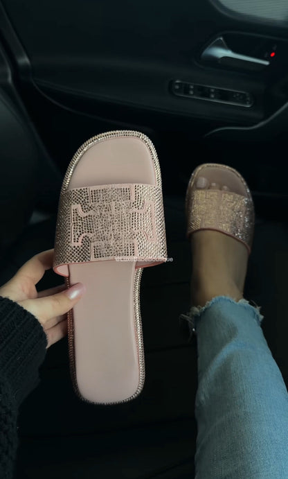 Tory bling sandals