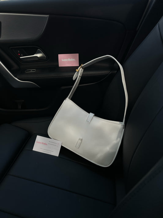 White ysl bag